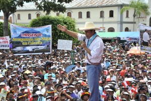 Inaguracion linea de transmisión en Moyobamba