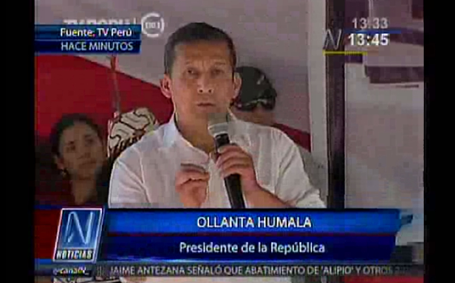 Presidente Humala: «Apostar por la educación es apostar por el desarrollo del país»