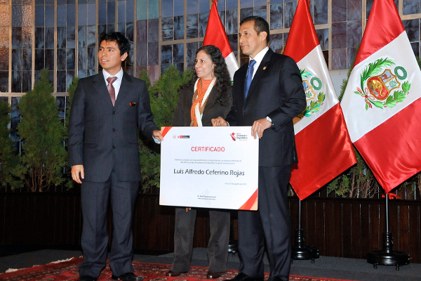 Presidente Ollanta Humala: estamos invirtiendo como nunca en educación