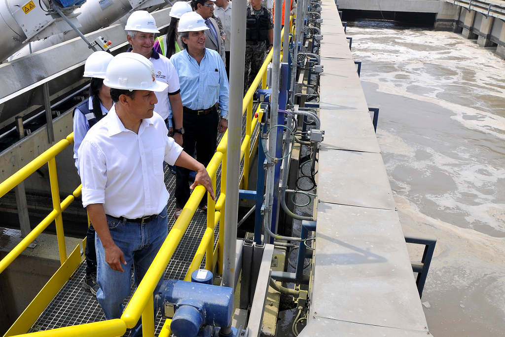 Mandatario inauguró Planta de Tratamiento de Aguas Residuales Taboada en el Callao