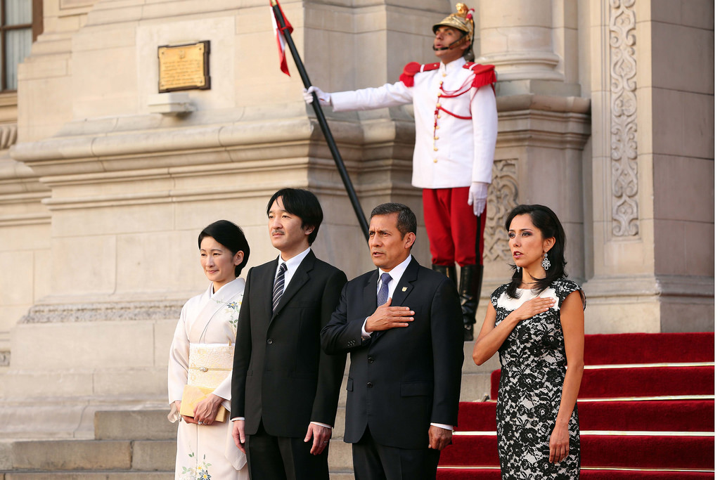 Jefe de Estado recibió visita de Príncipes de Japón en Palacio de Gobierno