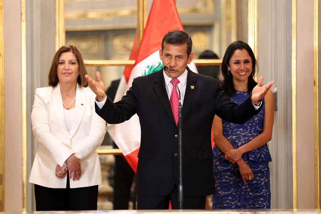 Presidente Humala recibió saludo protocolar del Cuerpo Diplomático acreditado en el Perú