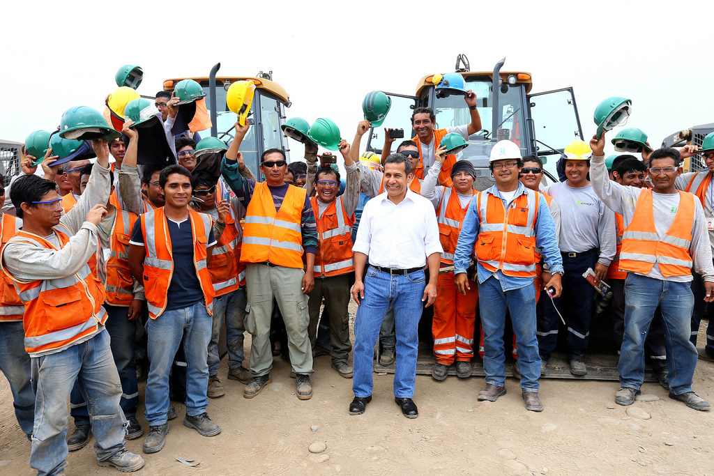 Presidente Humala inspeccionó terrenos en el aeropuerto Jorge Chávez