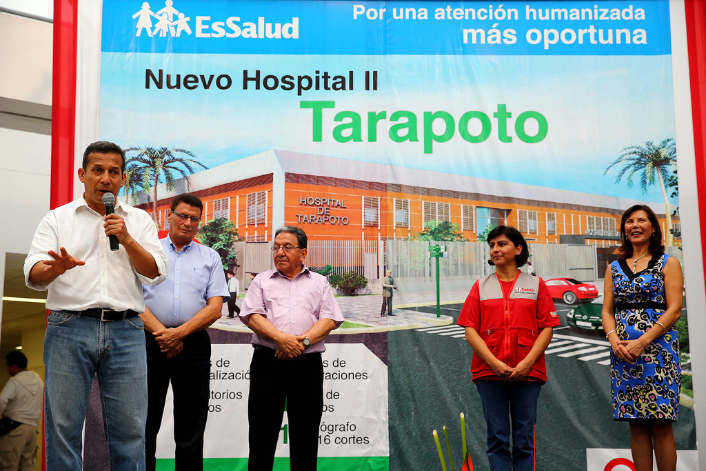 Presidente Humala inaugura Nuevo Hospital II de Tarapoto que beneficiará a 160 mil pobladores