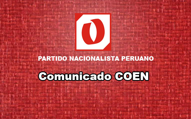 Comunicado COEN