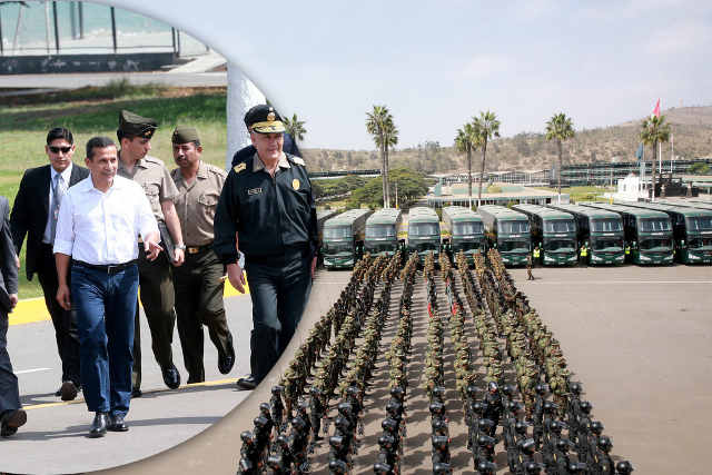 Presidente Humala presentó nueva fuerza policial de élite que reforzará seguridad ciudadana