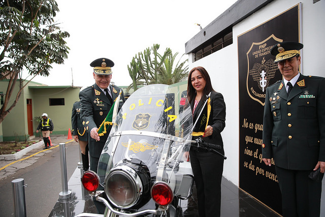 «Nuestros policías rechazan la corrupción”, afirmó la Vicepresidenta Marisol Espinoza