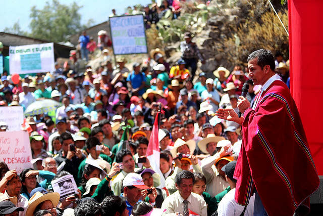 Presidente inauguró obras en carretera Coracora-Desvío Pausa