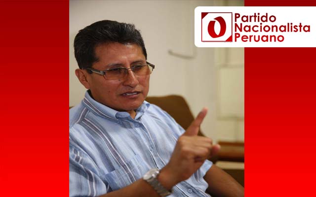 Carta del tesorero del Partido Nacionalista Peruano