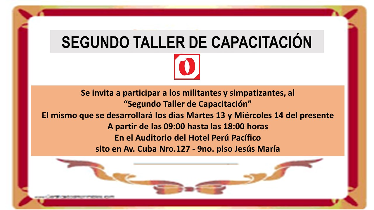 II Taller de Capacitación 2016