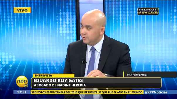Entrevista a Eduardo Roy Gates, sobre pedido de recusación a Becerril