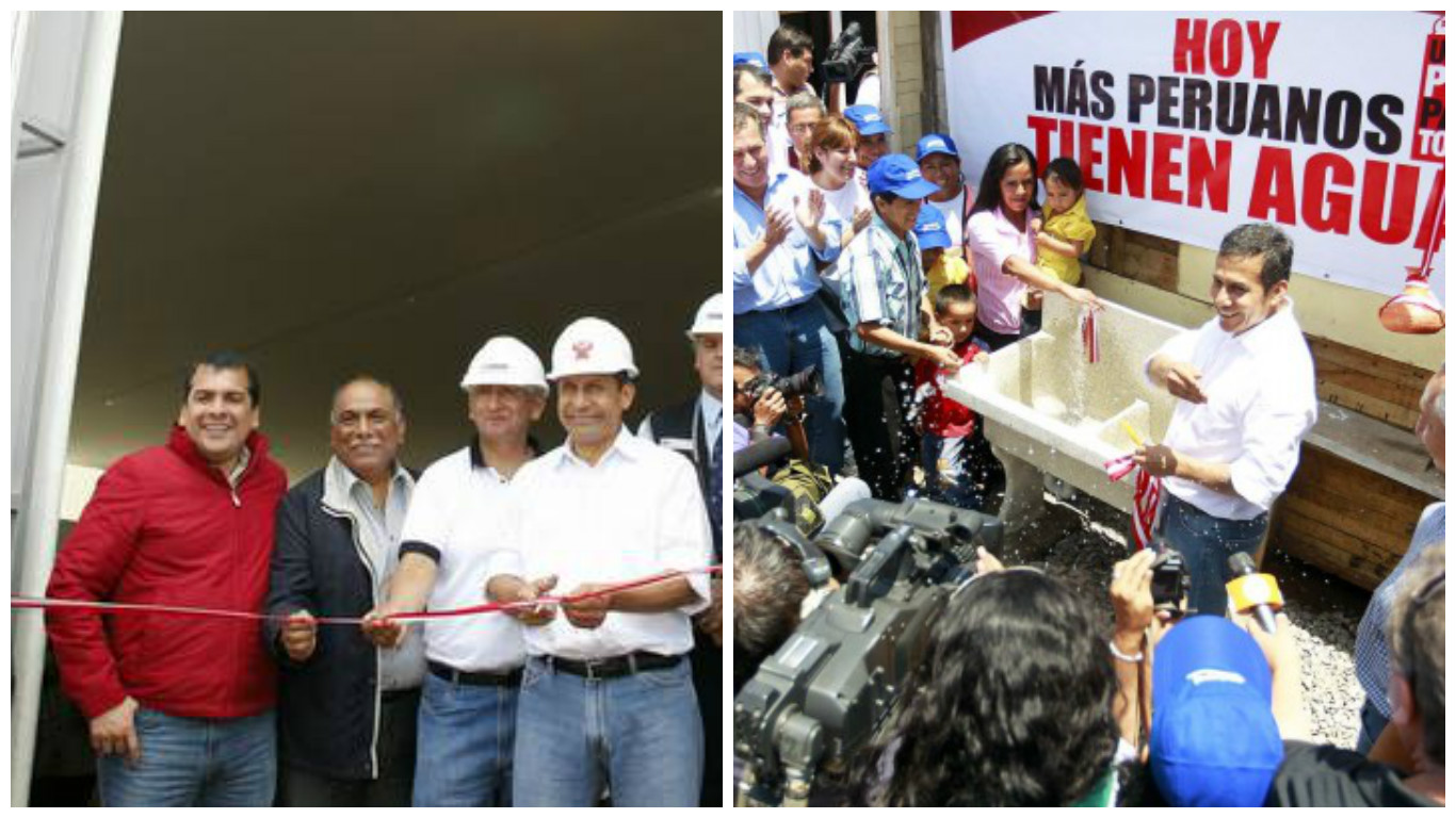 Ollanta Humala: felicitó funcionamiento de proyecto de agua y saneamiento en Pachacútec