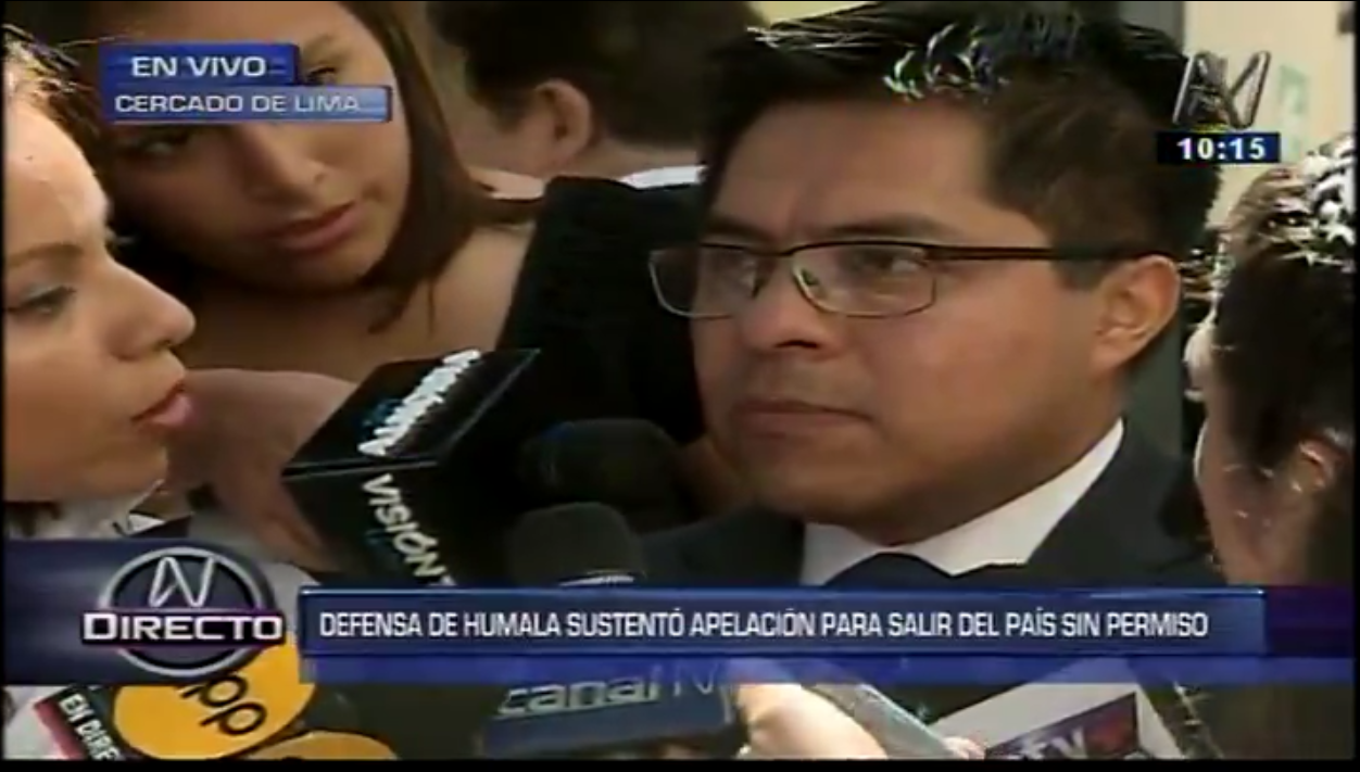 Declaraciones del abogado de Ollanta Humala, Julio César Espinoza