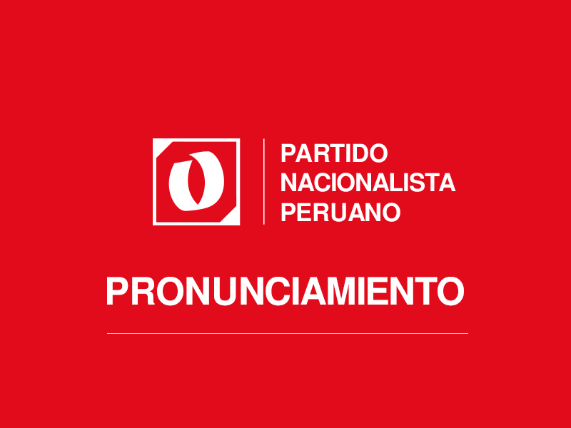 Pronunciamiento PNP 11-09-18