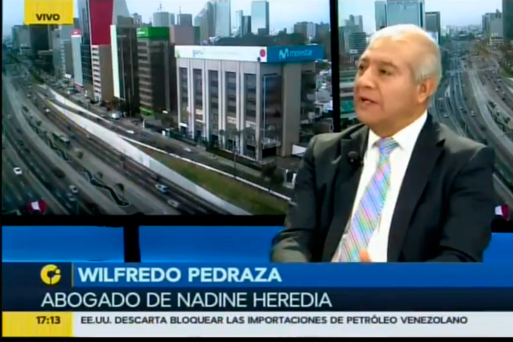 Wilfredo Pedraza: Reiteró que no se ha podido demostrar el peligro procesal