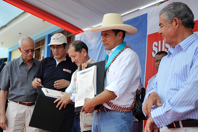 Ollanta Humala Integró los pueblos de la Amazonia con conexiones eléctricas