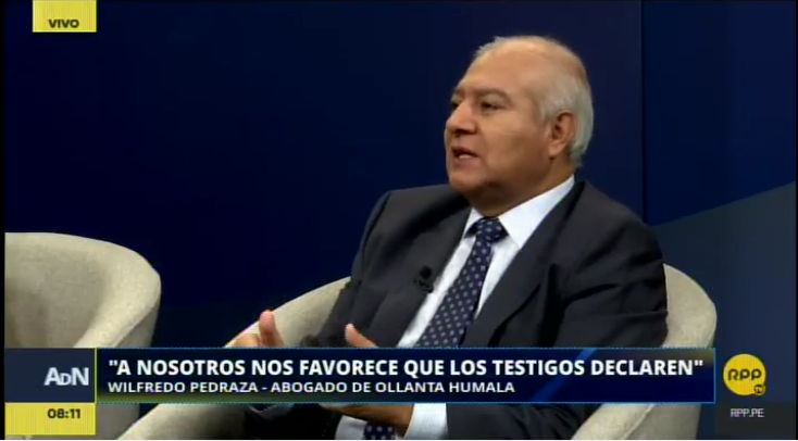 Entrevista al abogado de Ollanta Humala, Wilfredo Pedraza
