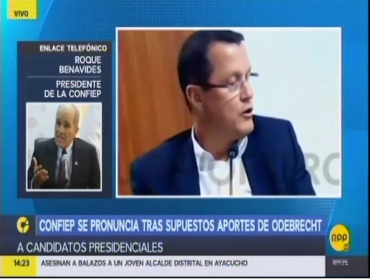 Roque Benavides revela que Confiep financió campaña contra Humala en 2011