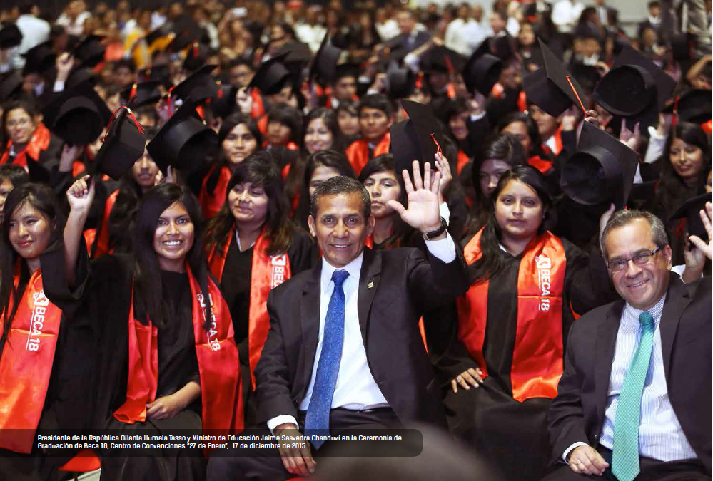 Ollanta Humala: Beca 18 es un legado del Gobierno Nacionalista
