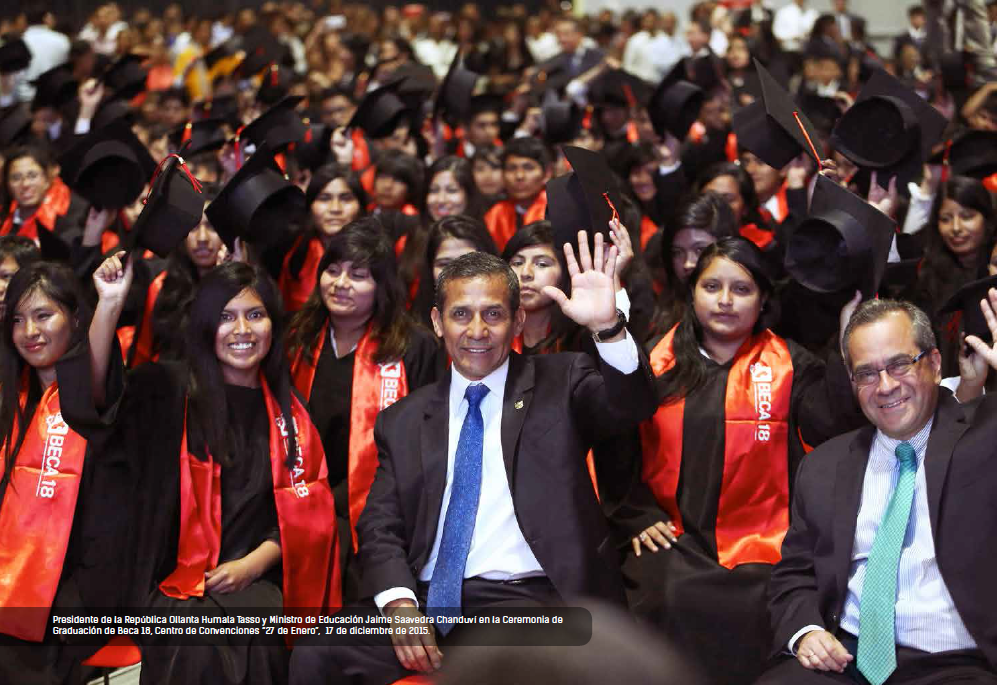Ollanta Humala: Beca 18 es un legado del Gobierno Nacionalista